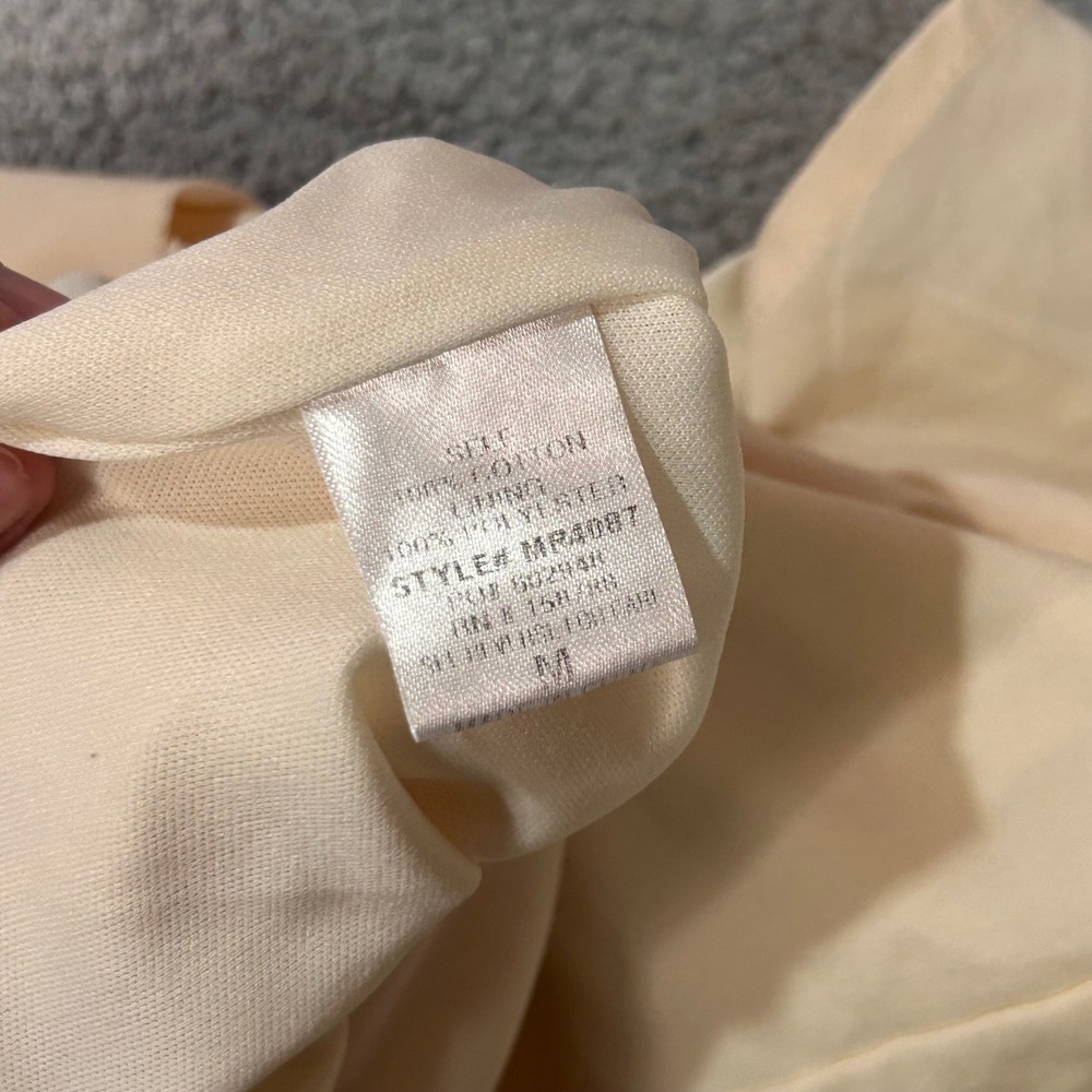 MABLE Romper Cutout‎ Pleated Medium Peach Cream Summer Chic Boho Festival - Picture 7 of 7